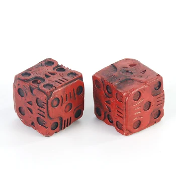 1шт 6-сторонний кубик с черепом D6 Red Cube Идеально подходит для настольных игр в клубе/пабе/вечеринке, аксессуаров для игры в кости на тему Хэллоуина