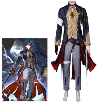 Honkai: игровой костюм Star Rail Blade, красивая униформа, косплей, костюм для Хэллоуина, карнавальная вечеринка, ролевая игра, мужская одежда